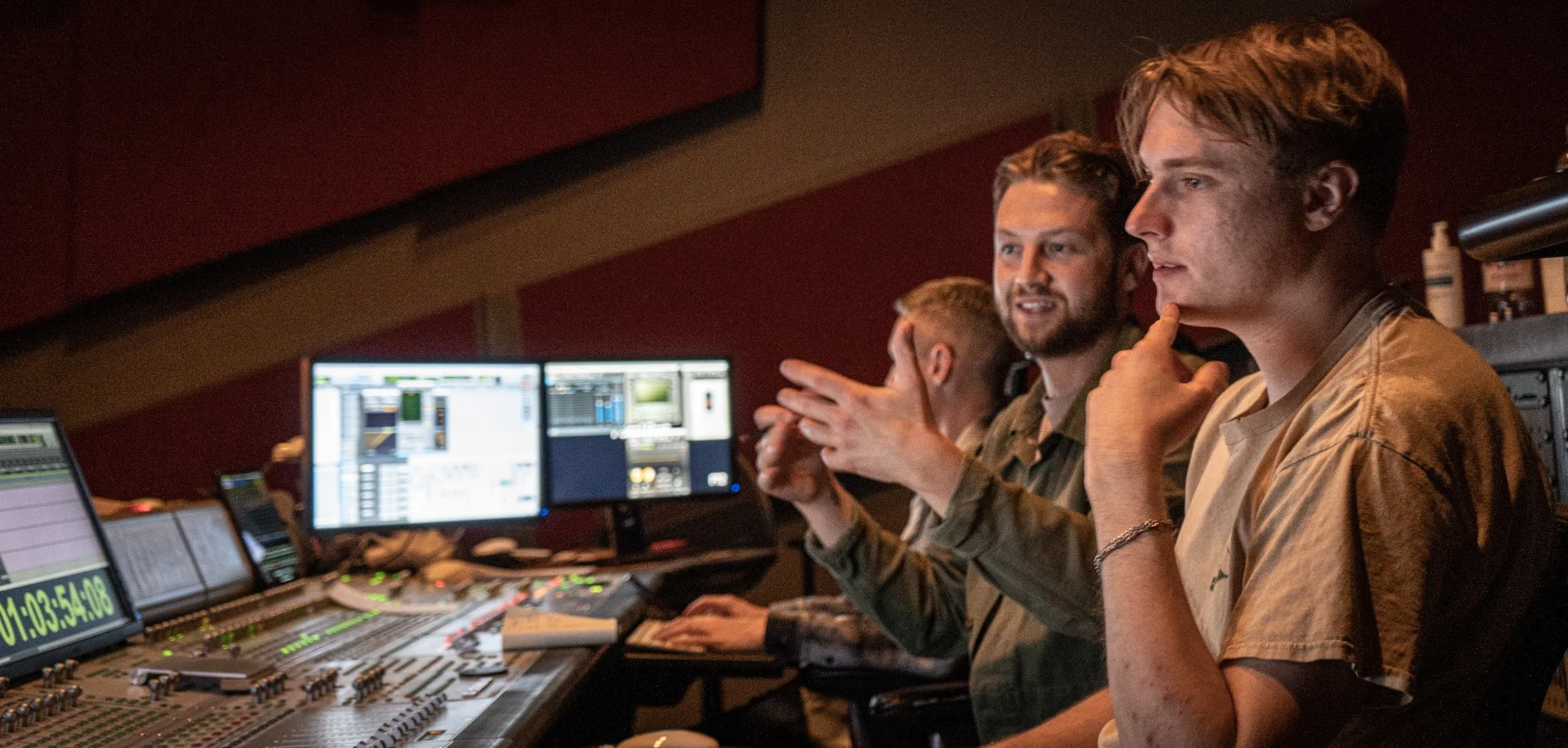 Fred Englefield at work at Motion Post Production