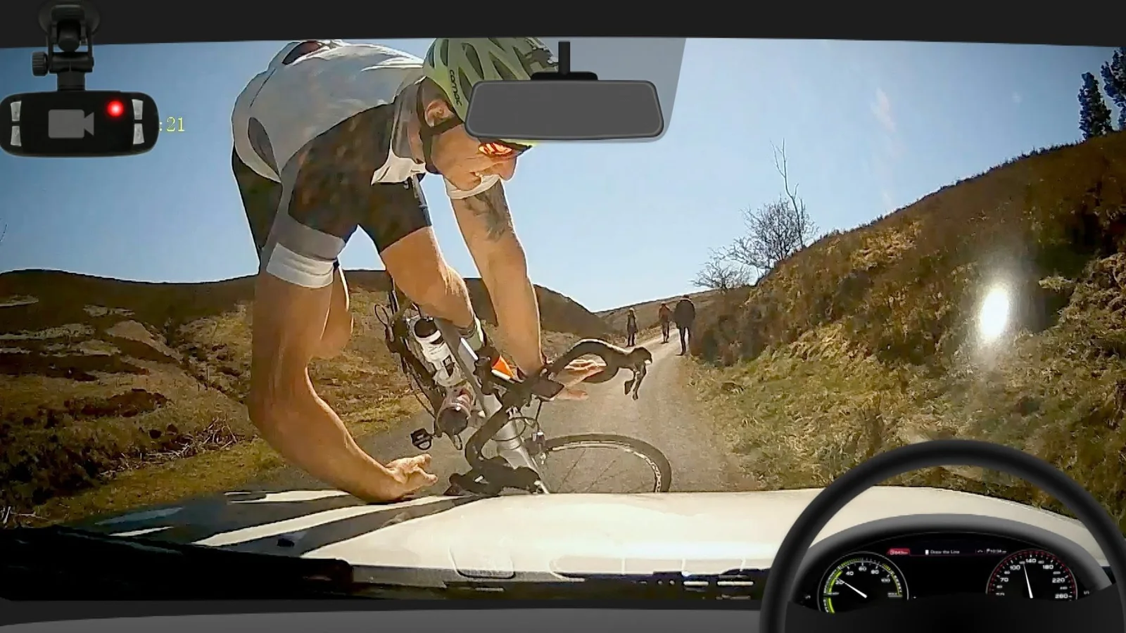 Still from Caught on Dashcam