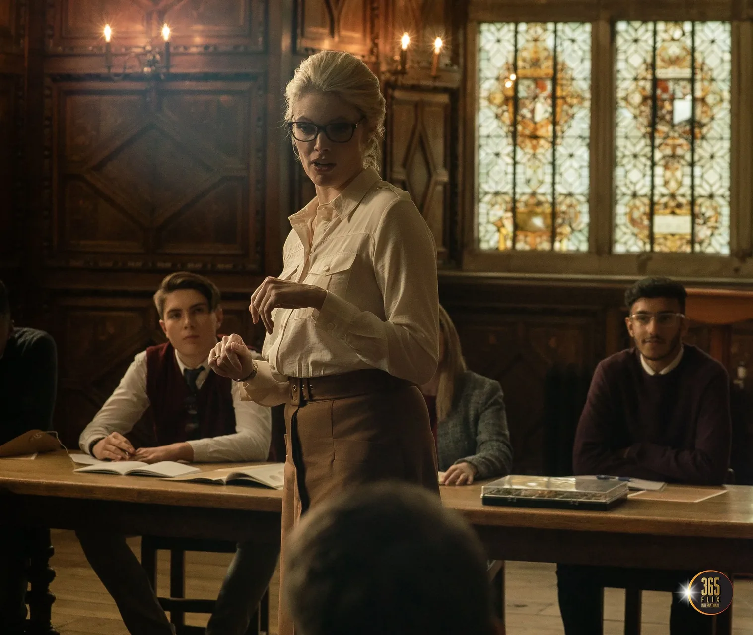 Still from Miss Willoughby and the Haunted Bookshop