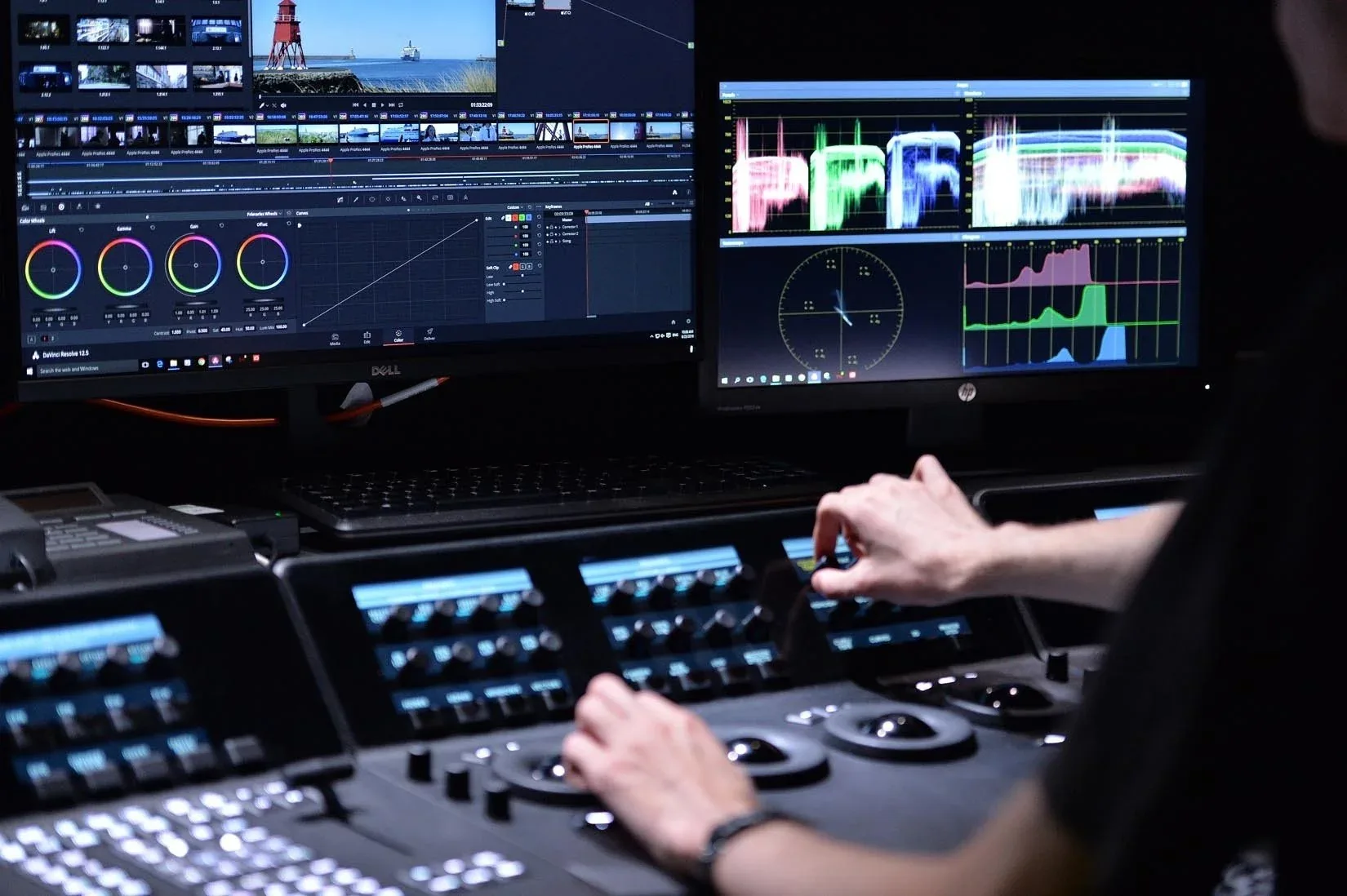 Colour grading suite
